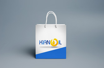 ساک خرید پشت طوسی