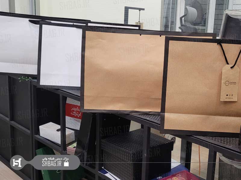 ساک دستی کرافت آماده کاغذی 