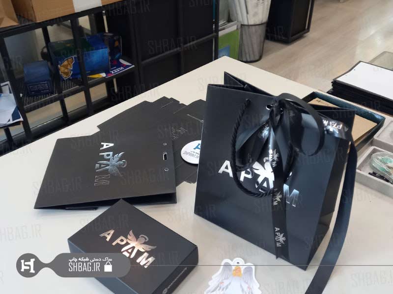 ساک دستی گلاسه نقره کوب