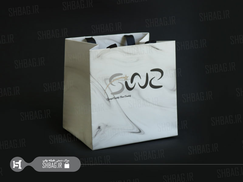 طراحی ساک دستی مقوای گلاسه