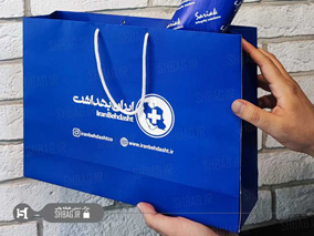 ساک دستی گلاسه مات