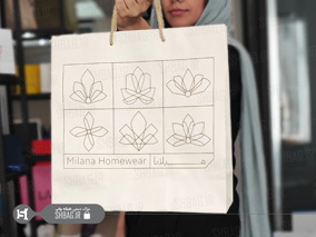 ساک دستی کرافت سفید 